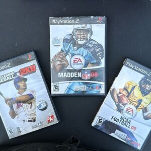 PS2 PlayStation 2 bundle of 3 CDs games (mlb)